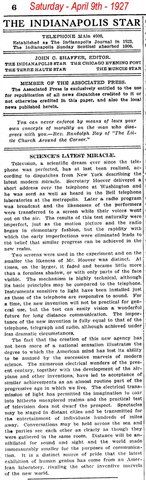 Pictures and Sounds sent through radio wire