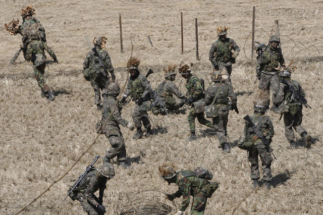 North Korea and South Korea declare war