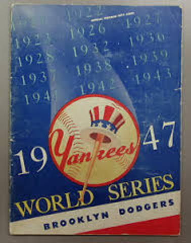 First World Series Telecast