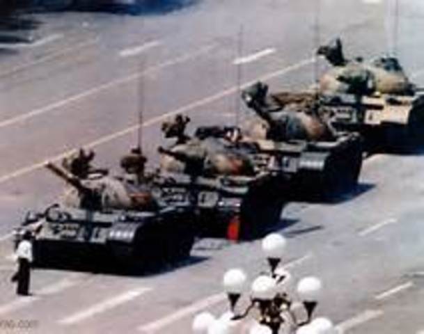 Tiananmen Square protests end