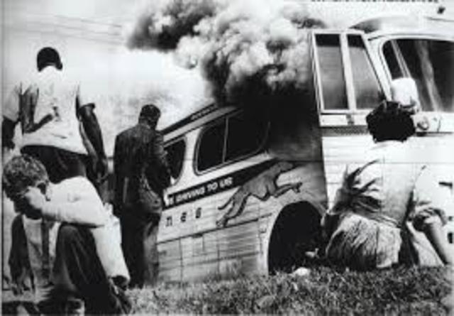 Freedom Riders Bus bombed