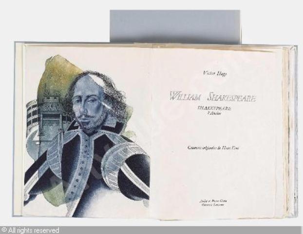 Publicação de seu estudo sobre "William Shakespeare"