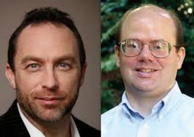 Jimmy Wales y Larry Sanger