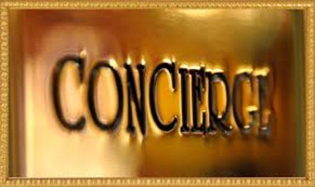 Inicio de el termino concierge