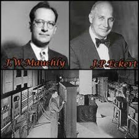 J.P Eckert y J.W Mauhly