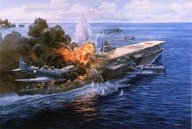 Aircraft carrier USS Oriskany sunk
