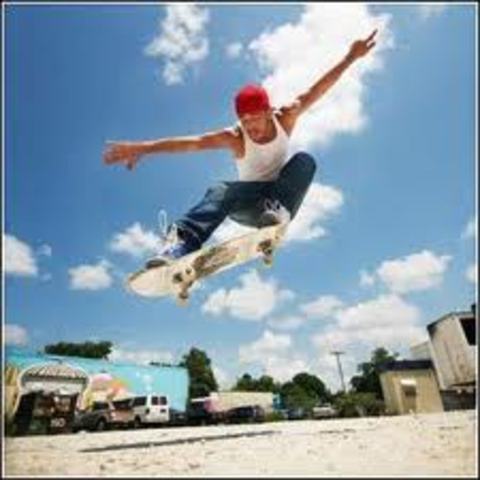 I learned how to Scateboard