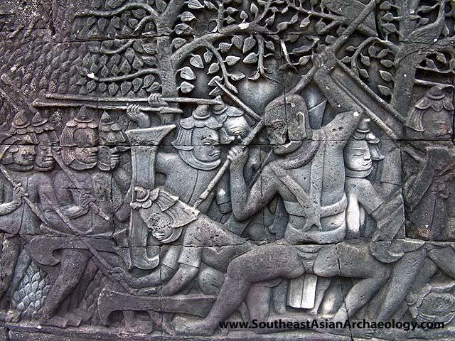 Chams begin to invade the Khmer Empire.