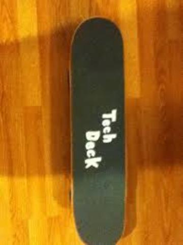 My first time skateboarding!