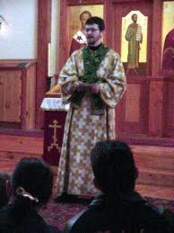 He became subdeacon.