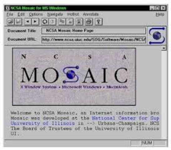 1ra version de masaic (Marc Andreessen)