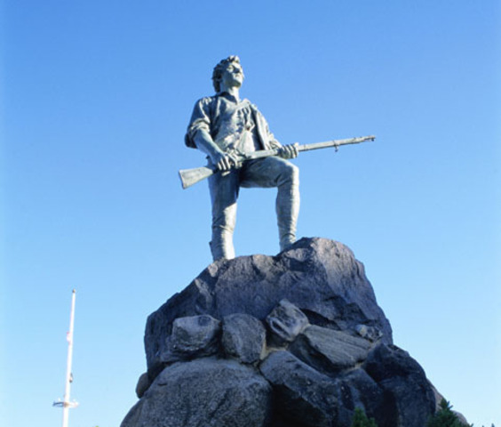 Massachusetts had over fifteen thousand settlers