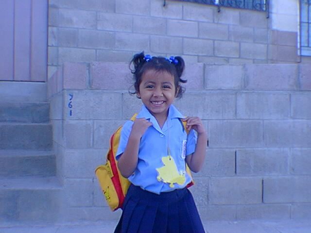 My first day in the school.