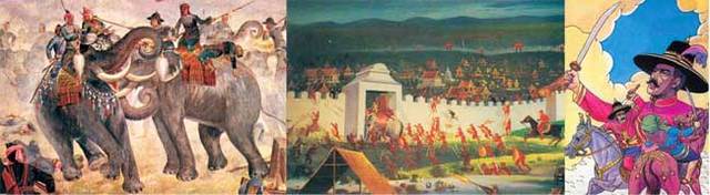 Siamese king attacks.