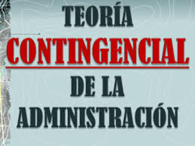 TEORIA DE LA CONTINGENCIA