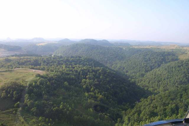 Settlers stopped exploring at the Appalachian Mountains