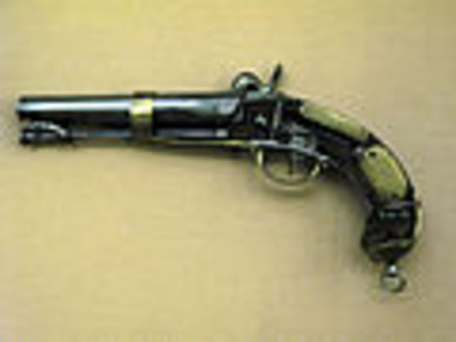Percussion Lock Gun Invented