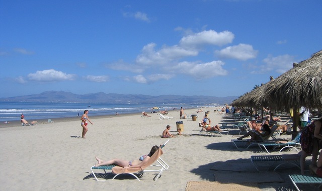 First time in the beach.