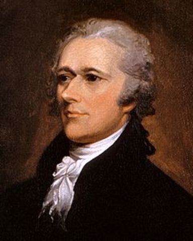 Alexander Hamilton Chartered teh Bank of the United States