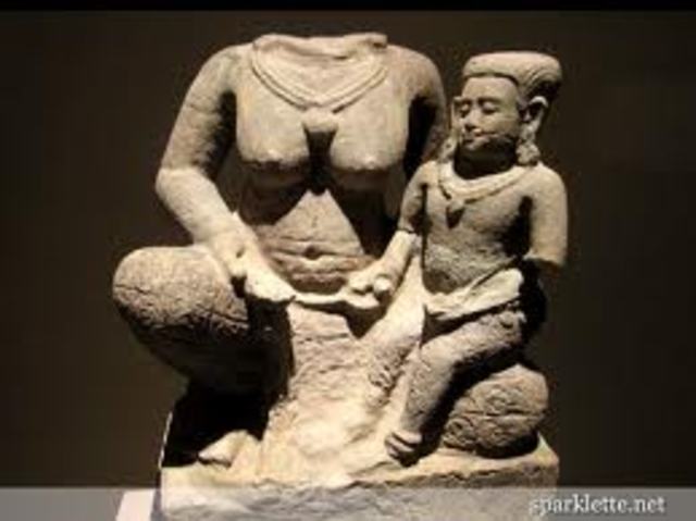 Jayavarman VI died. He was succeeded by Dharanindravarman I.