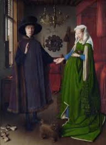 EL MATRIMONIO ARNOLFINI, JAN VAN EYCK .
