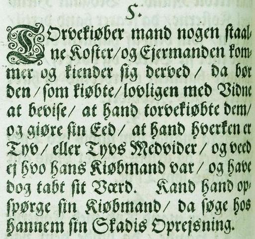 Danske lov Christian 5.