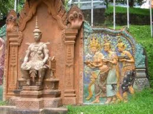 The Thai army attacks Ankor Wat