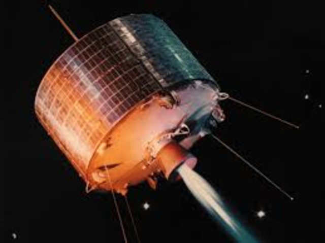 launch of 1st geosynchronous satellite