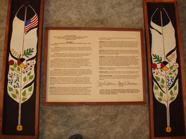 Selkirk negotiated a treaty