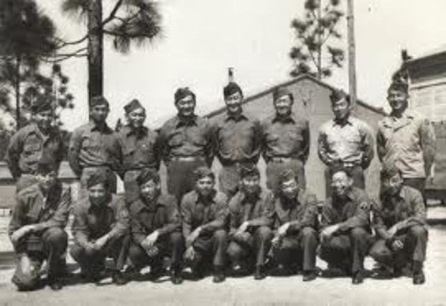 442nd Regimental Combat Team activated and it is completely made up of Japanese Americans.