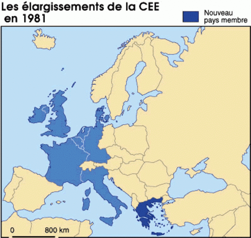 Incorporación de Grecia a la CEE