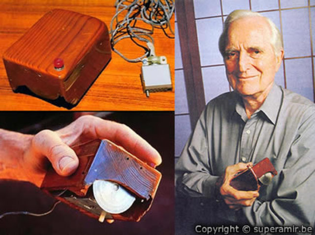 Computer mouse invented by Douglas Engelbart