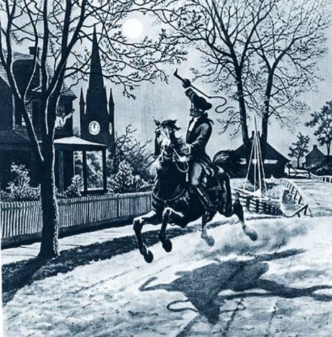 Paul Revere and William Dawes Ride