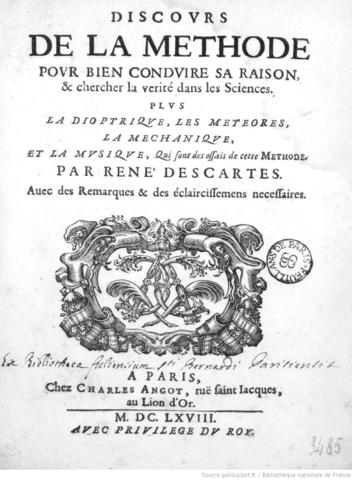 Descartes Publishes 'Discourse on the Method'