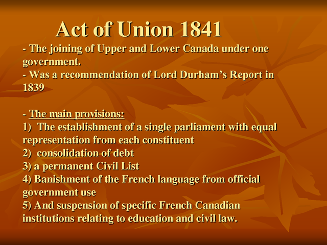 Act of Union, Passed