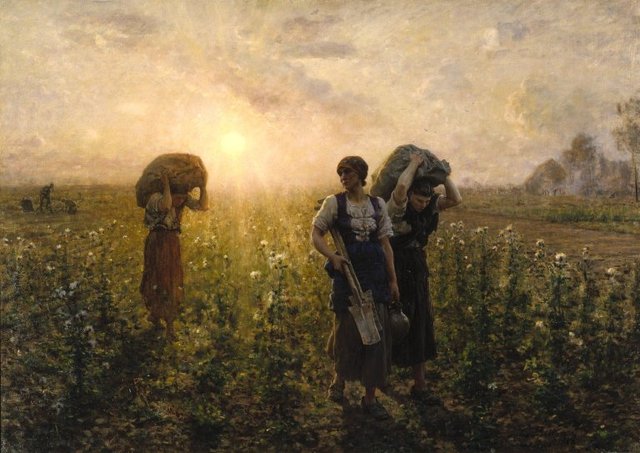 The End of the Working Day,Jules Breton