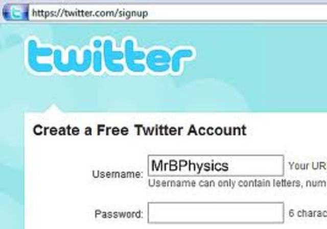 Creo mi cuenta en twitter