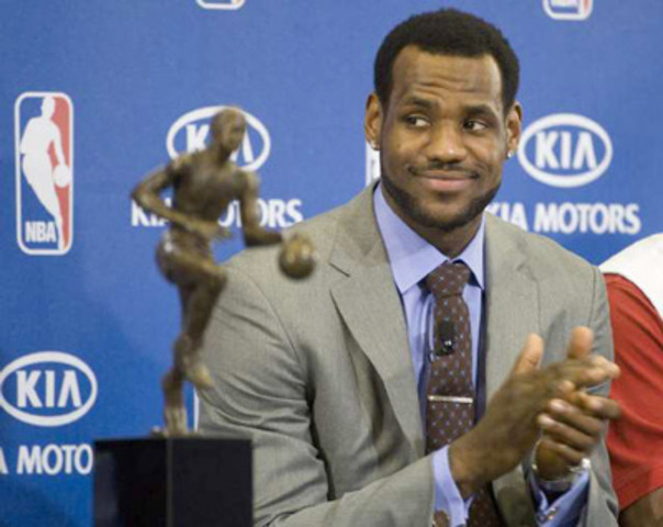 LeBron James Named NBA MVP Second Year in a Row