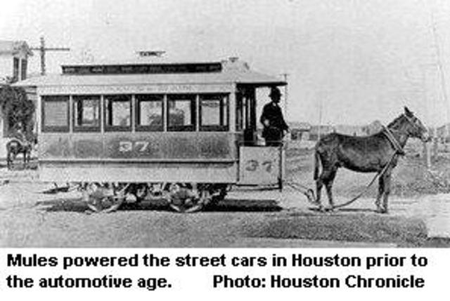 The dawn of the streetcar.