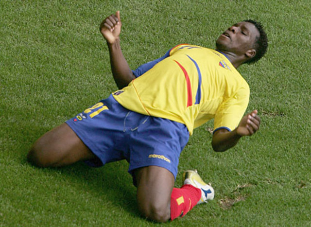 Christian Lara, Ecuadorian footballer.