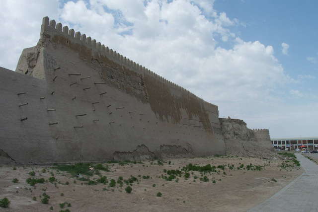 Фрагмент городской стены