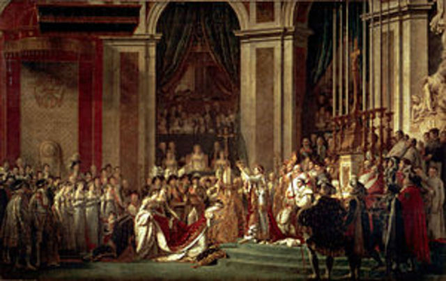 Coronacion de Napoleón Bonaparte