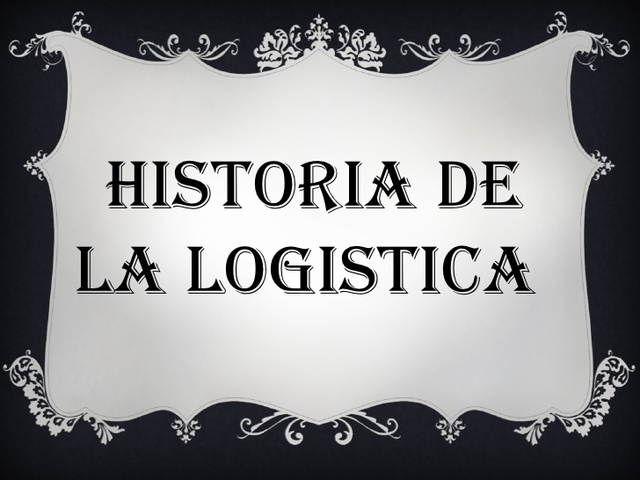 inicios de la logistica en colombia
