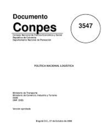 logistica y transporte conpes 3547