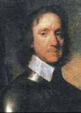 Fallecimiento de Oliver Cromwell