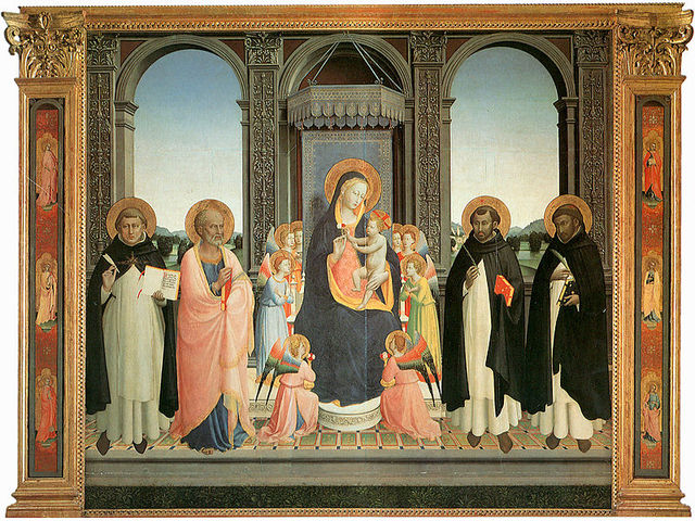 Virgin with Child and Saints by Fra Angelico