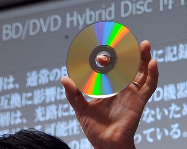 The Digital video disc is invented (DVD)