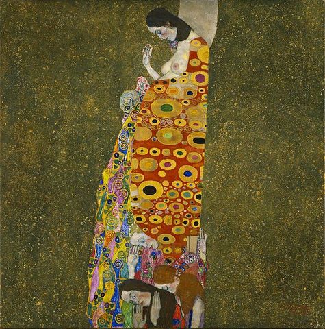 "hope II" by Gustav Klimt