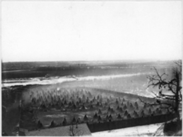 -1866 Government led prisoners to a Nebraska reservation