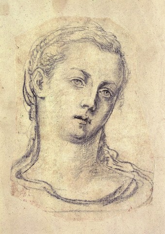 Head of a young woman